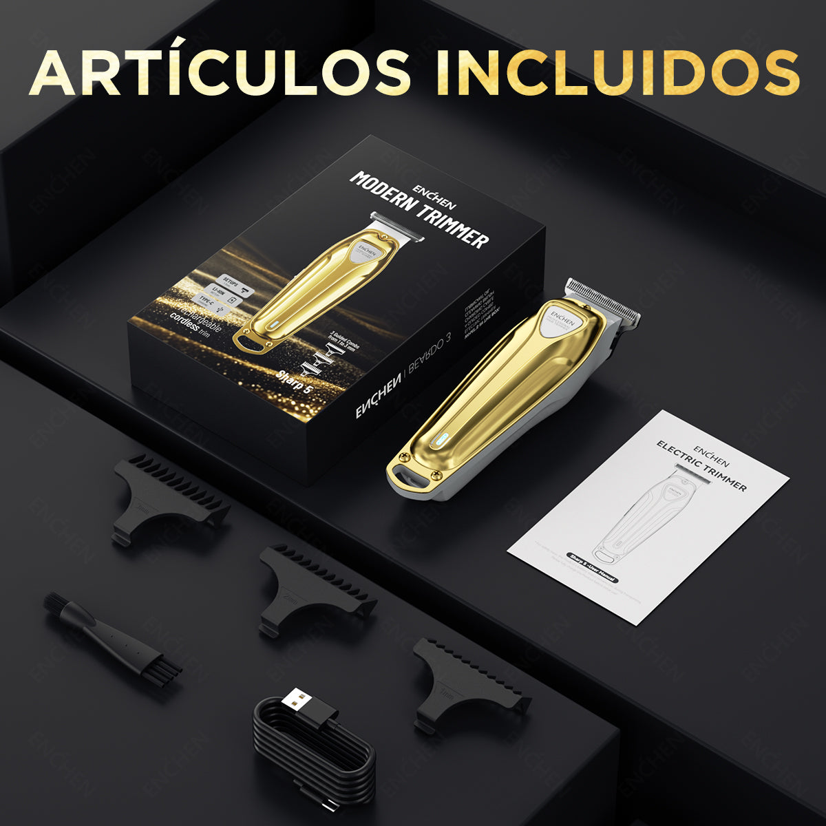 ENCHEN Sharp5 Gold Edition-cortapelos