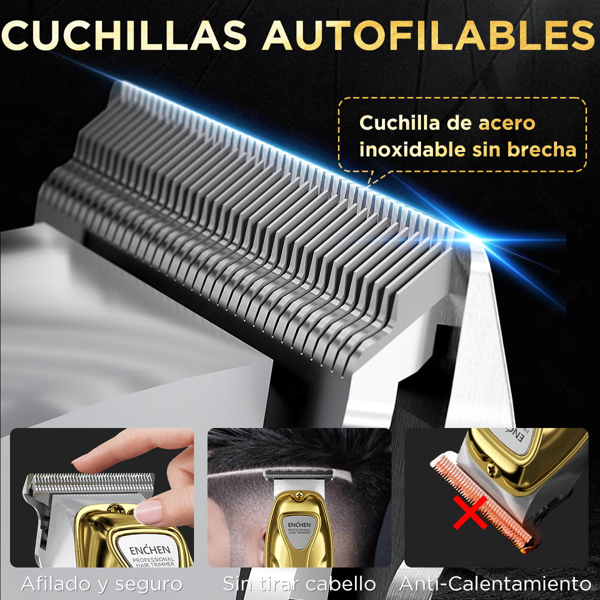 ENCHEN Sharp5 Gold Edition-cortapelos
