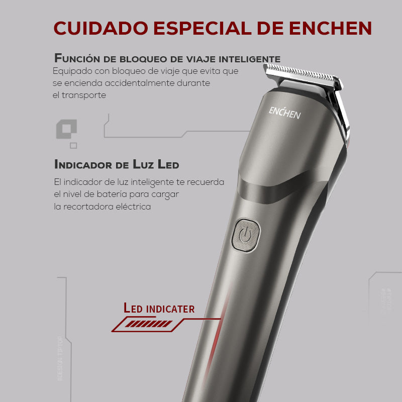 Kit de afeitado multifunción resistente al agua Beardo 2 de ENCHEN