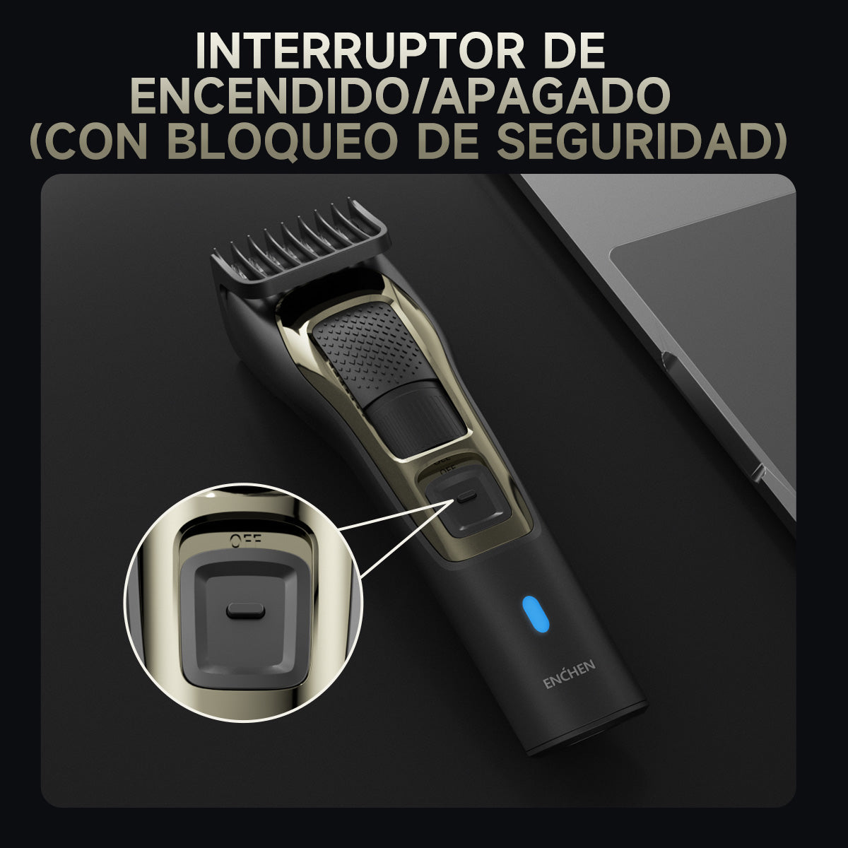 Cortadora de pelo Enchen Sharp 3S para uso doméstico