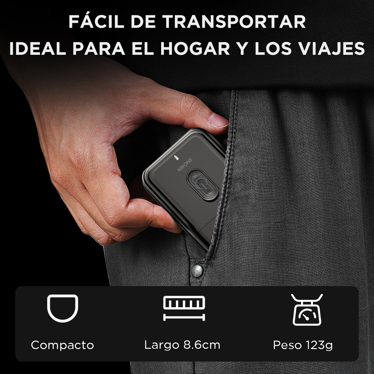 Mini afeitadora portátil Chen MS003